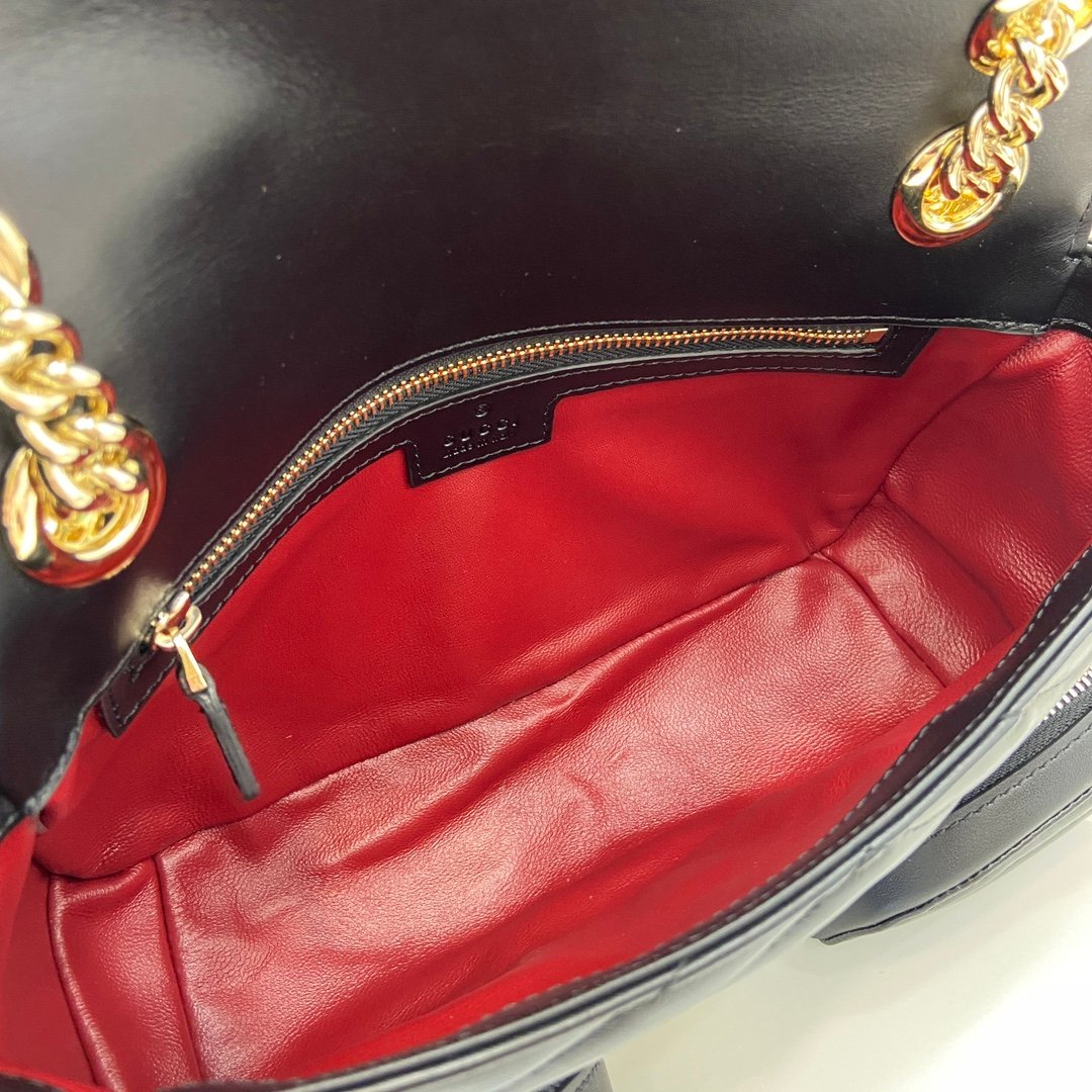 GG Marmont Small Multi-Pocket Bag #795228 Black - Image 9