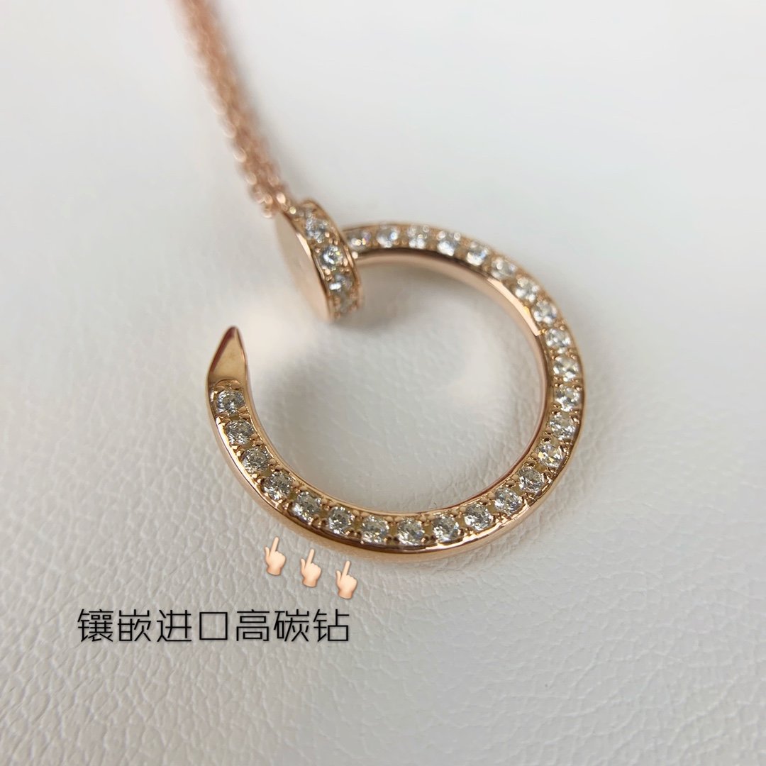 Cartier full diamond nail necklace - Image 8