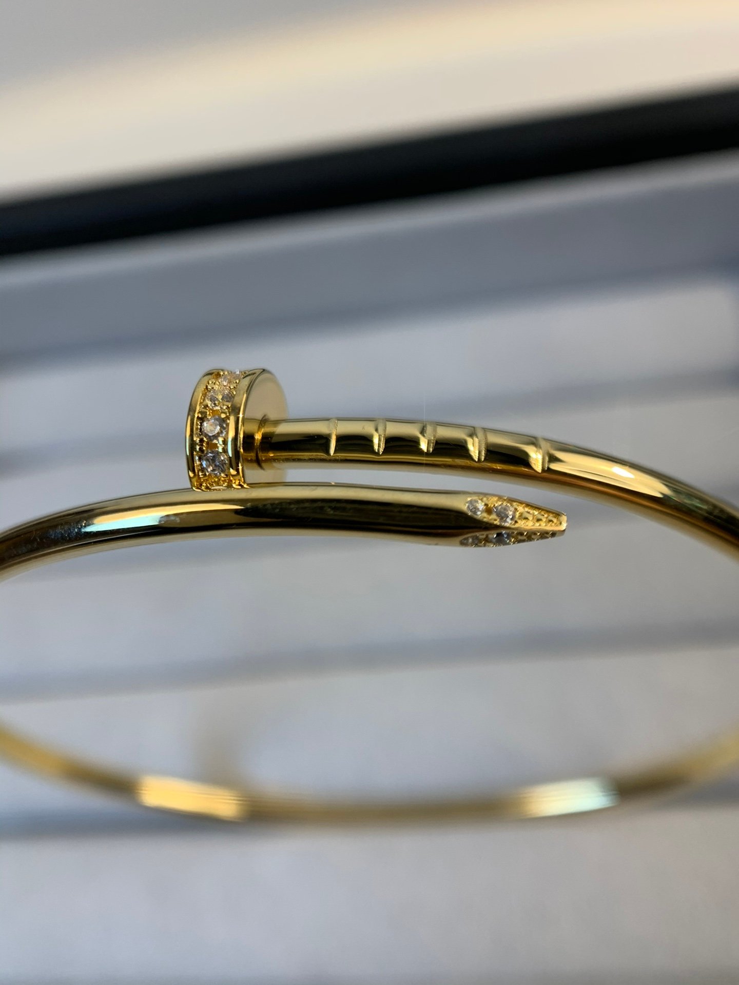 Cartier Nail Bracelet with diamond - Image 6