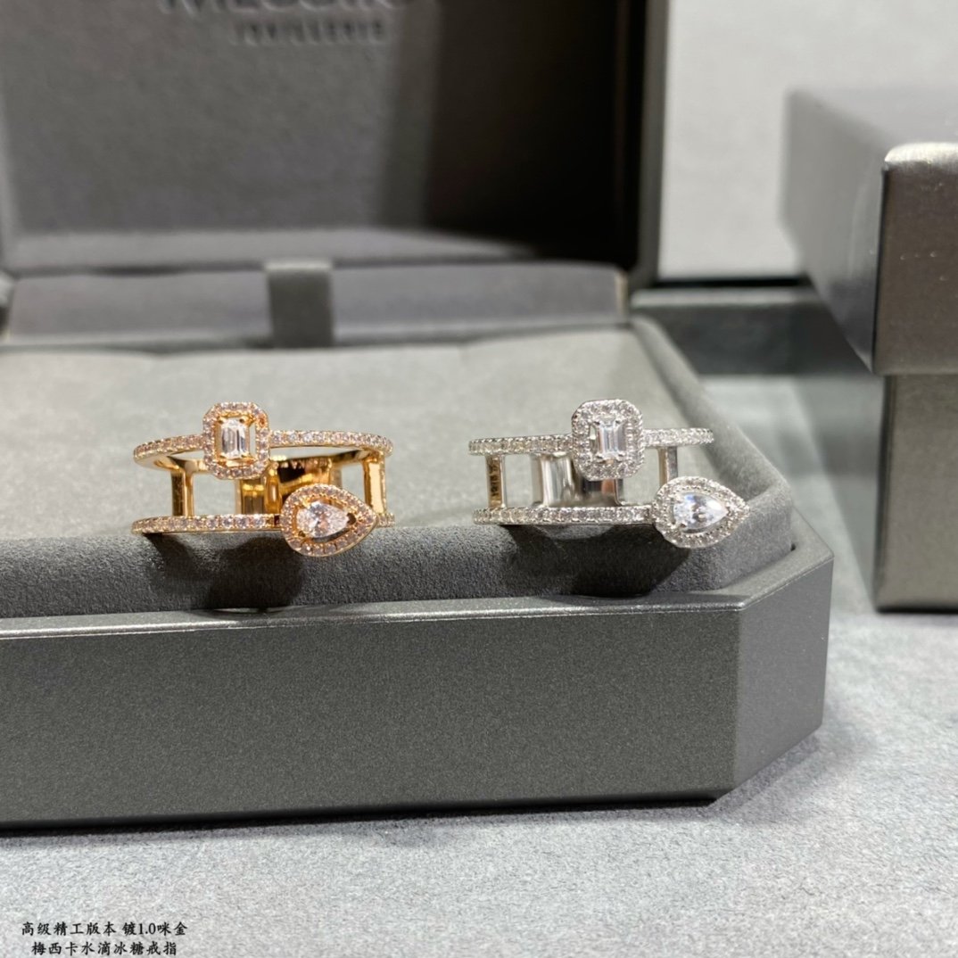 Messika Water Drop Rock Sugar Smart Ring - Image 4