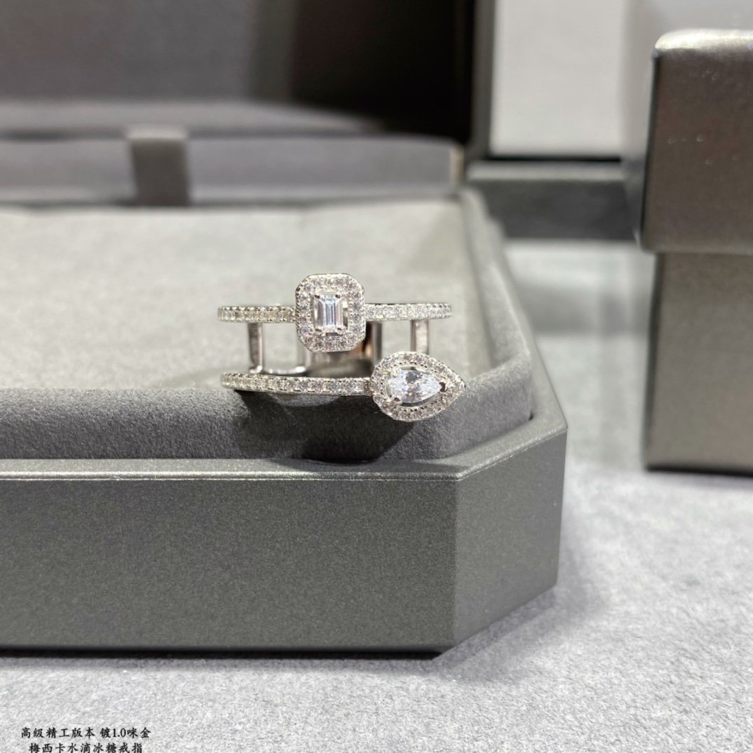 Messika Water Drop Rock Sugar Smart Ring - Image 8