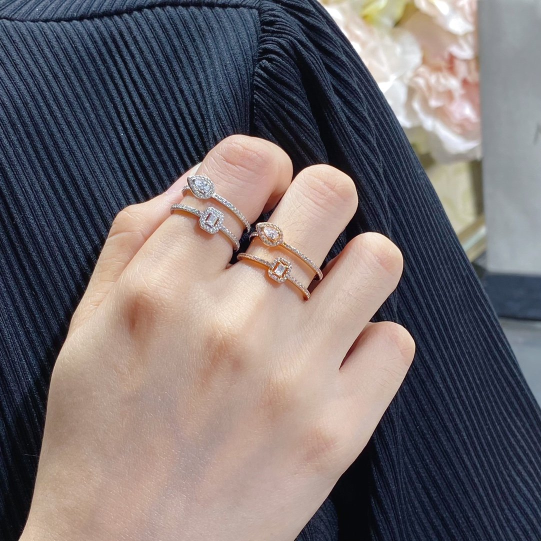 Messika Water Drop Rock Sugar Smart Ring