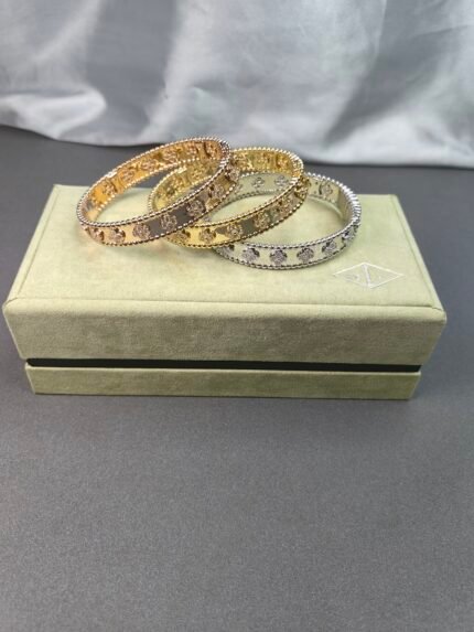 Van Cleef Arpels wide kaleidoscope bracelet