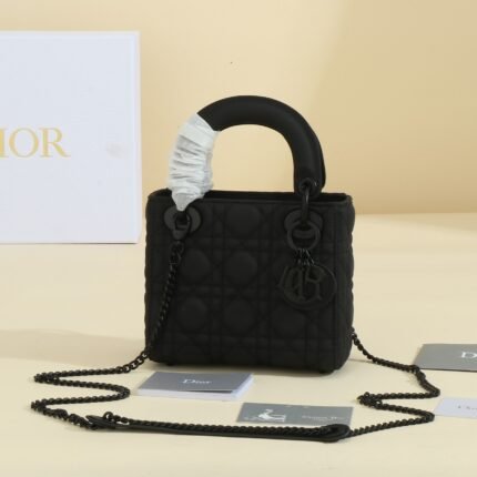 Mini Lady Dior Handbag Three-grid Lady Dior

Black Matte Raglan