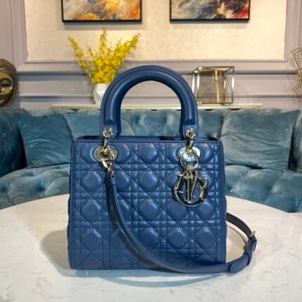 0565-Dark Denim Blue Lamb Gold