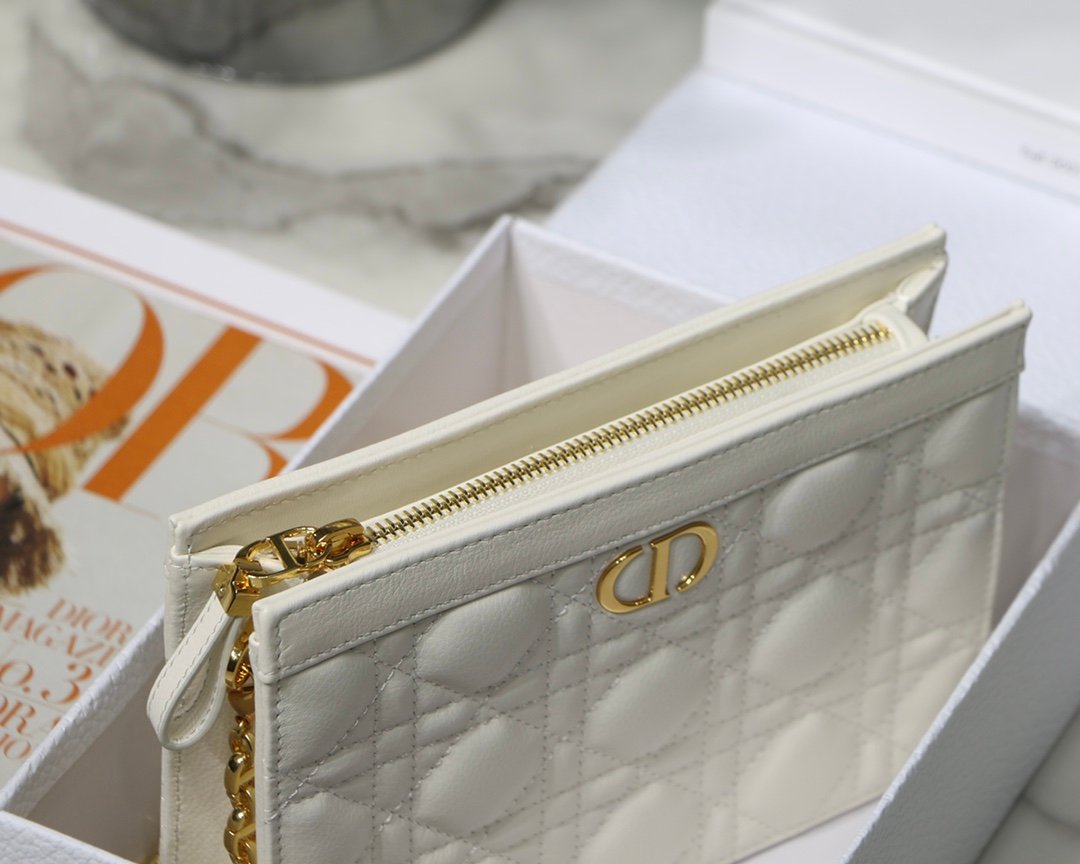 【Di.or Caro Chain Bag】7002 White - Image 8