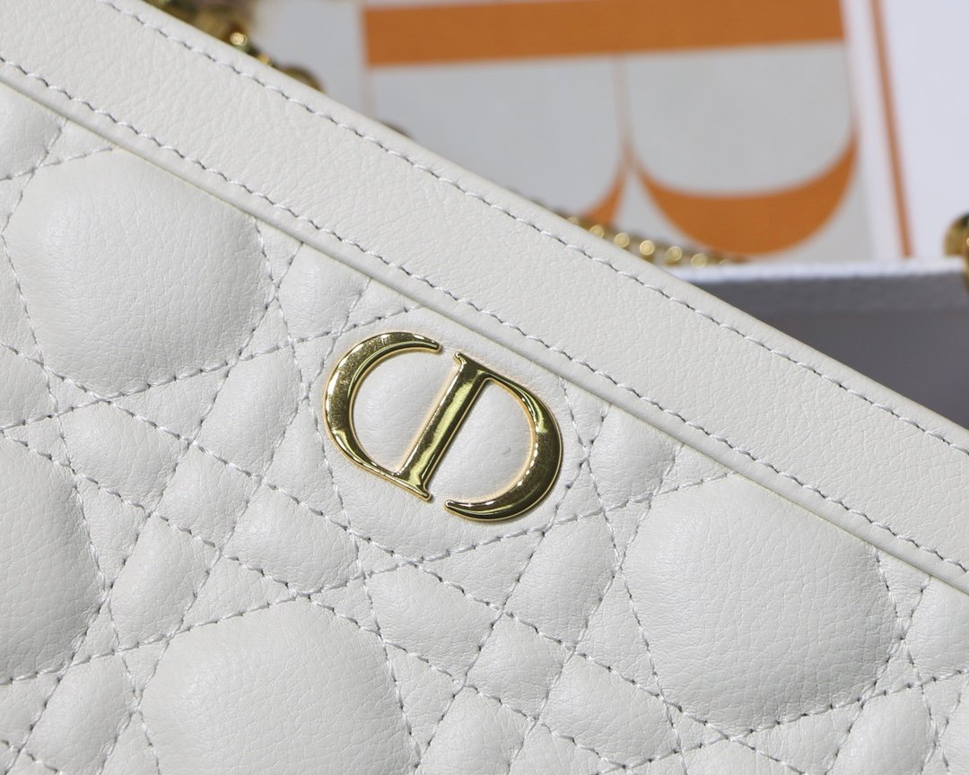 【Di.or Caro Chain Bag】7002 White - Image 3