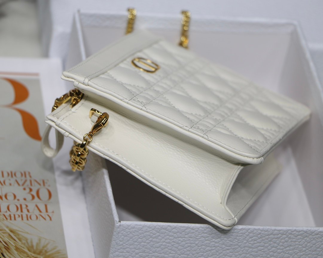 【Di.or Caro Chain Bag】7002 White - Image 6