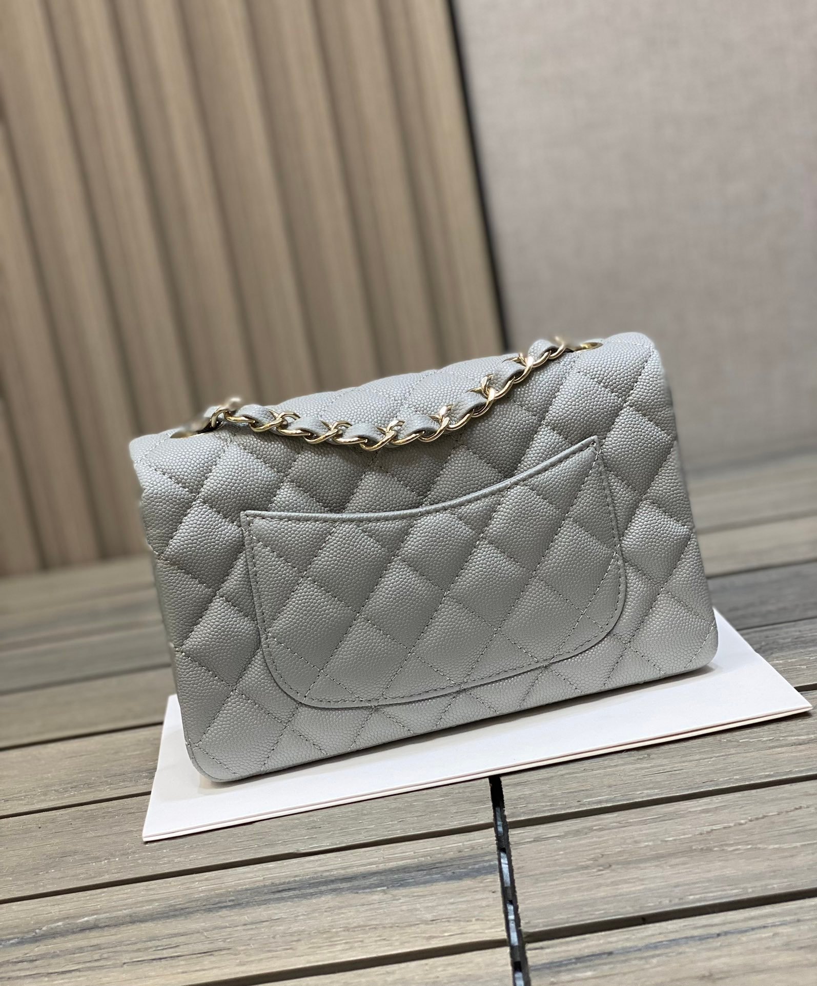 Series Exclusive quality of caviar small ball pattern All steel hardware with lamb skin inside - Image 3