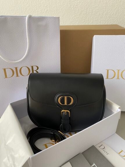 Full leather black medium