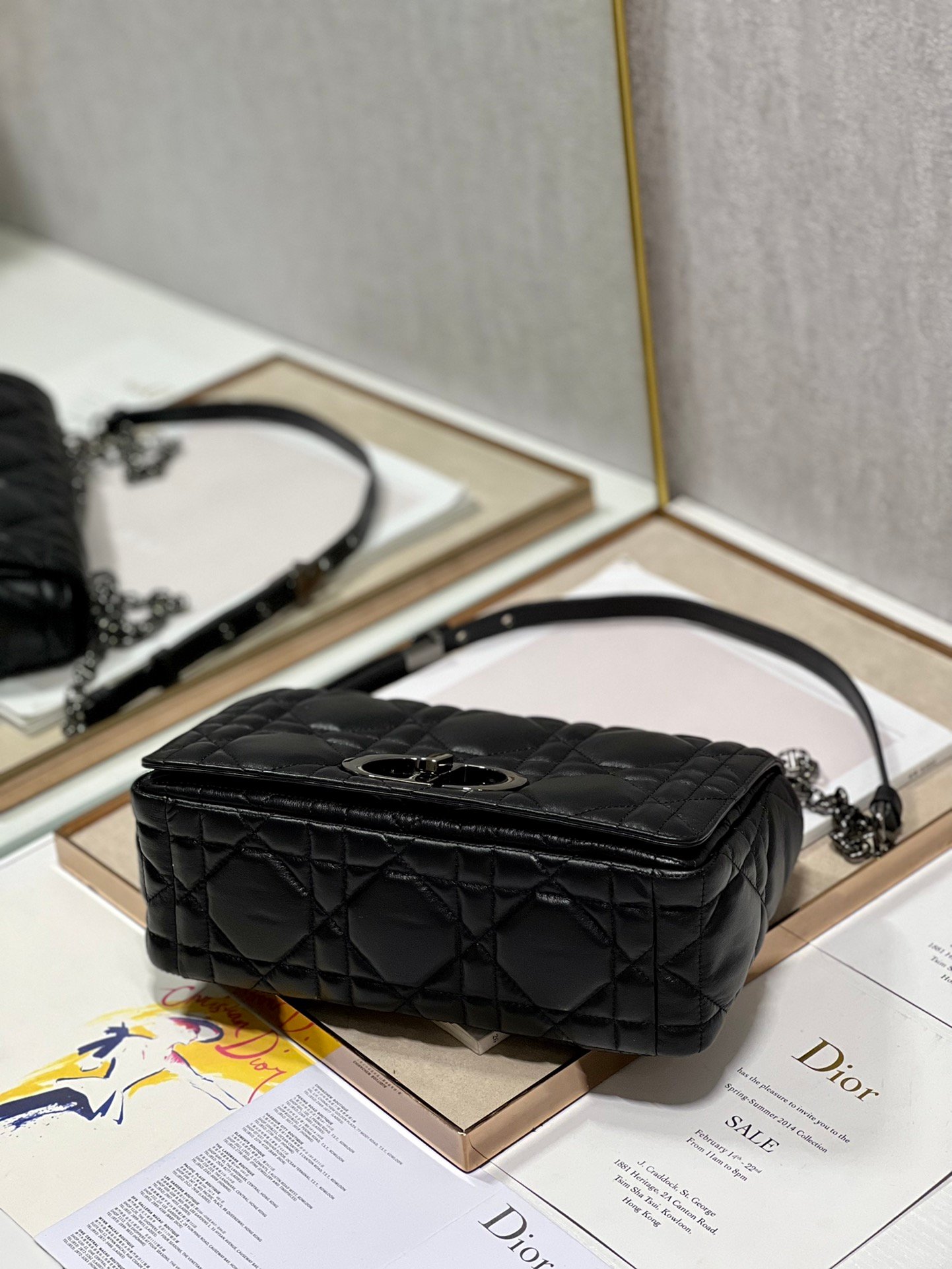 Dior Caro Handbag Medium M1200 - Image 7