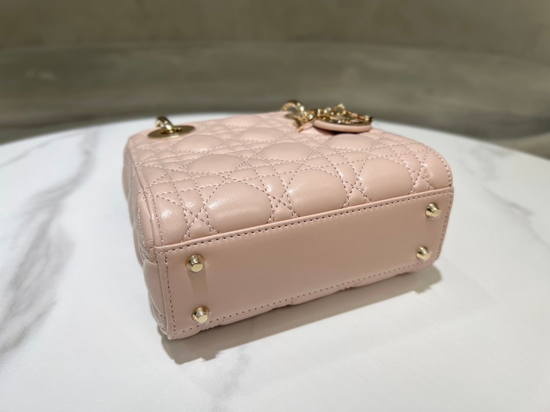 Mini Lady Dior Bag
Rouge Pink Lambskin Cannage 1004 - Image 7