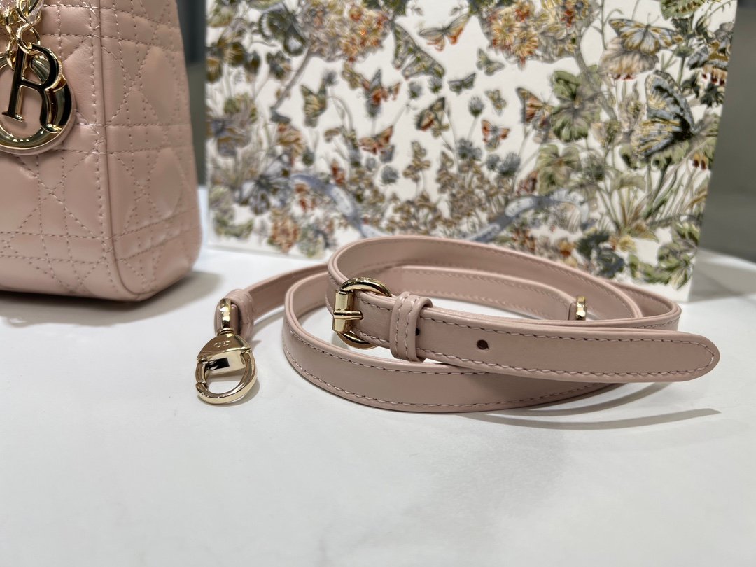 Mini Lady Dior Bag
Rouge Pink Lambskin Cannage 1004 - Image 2