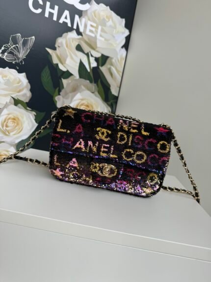 AS4561 24c Sequin CF Pair bageads Come Spot Order Shipping Full Packaging
 24C annual heavyweight CF sequin bag