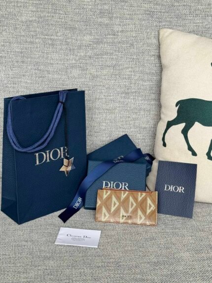 DIOR Dior old flower coin card holder model number 2ESBC250YSE-H03E-TU)