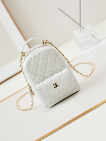 24Cmini lychee pattern small shoulders Bag