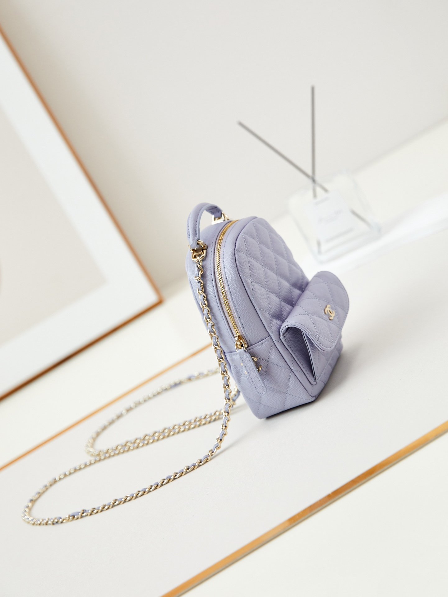 24Cmini lychee pattern small shoulders Bag - Image 3