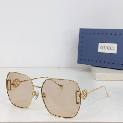Original single GUCC GG1207SA Gucci women's sunglasses metal material perfect texture worth having size: 64-16-140