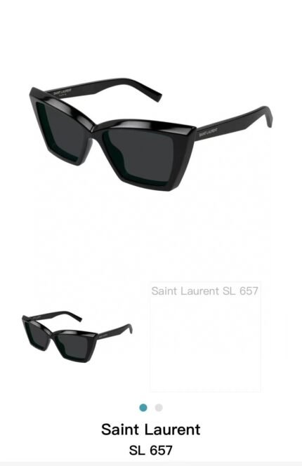 【SAINT LAUREN*】Saint LAUREN new sunglasses, MODEL: SL657, SIZE: 53-door 16-145
