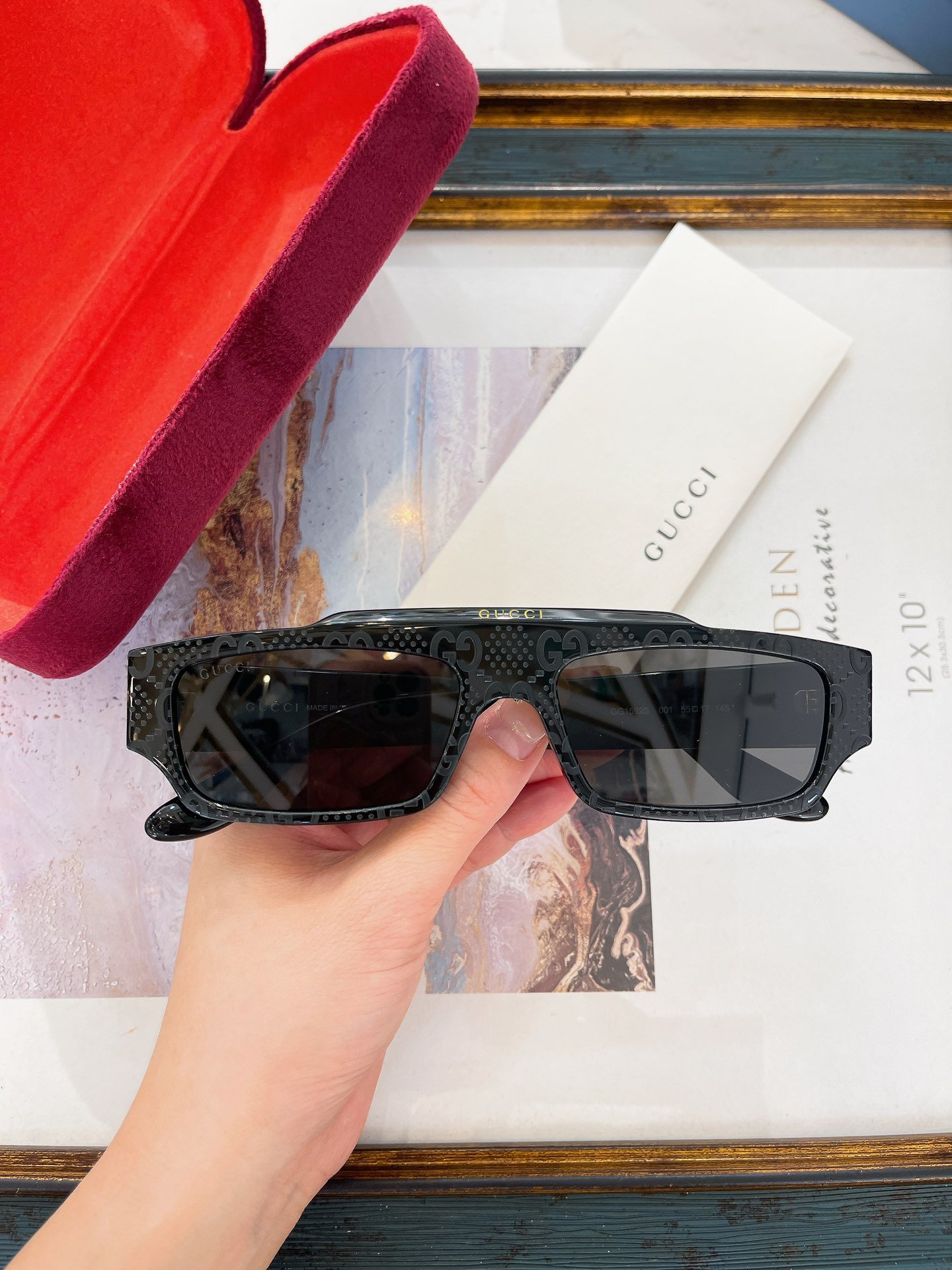 GUCC MODEL: GG1592SSIZE: 55 port 17-145