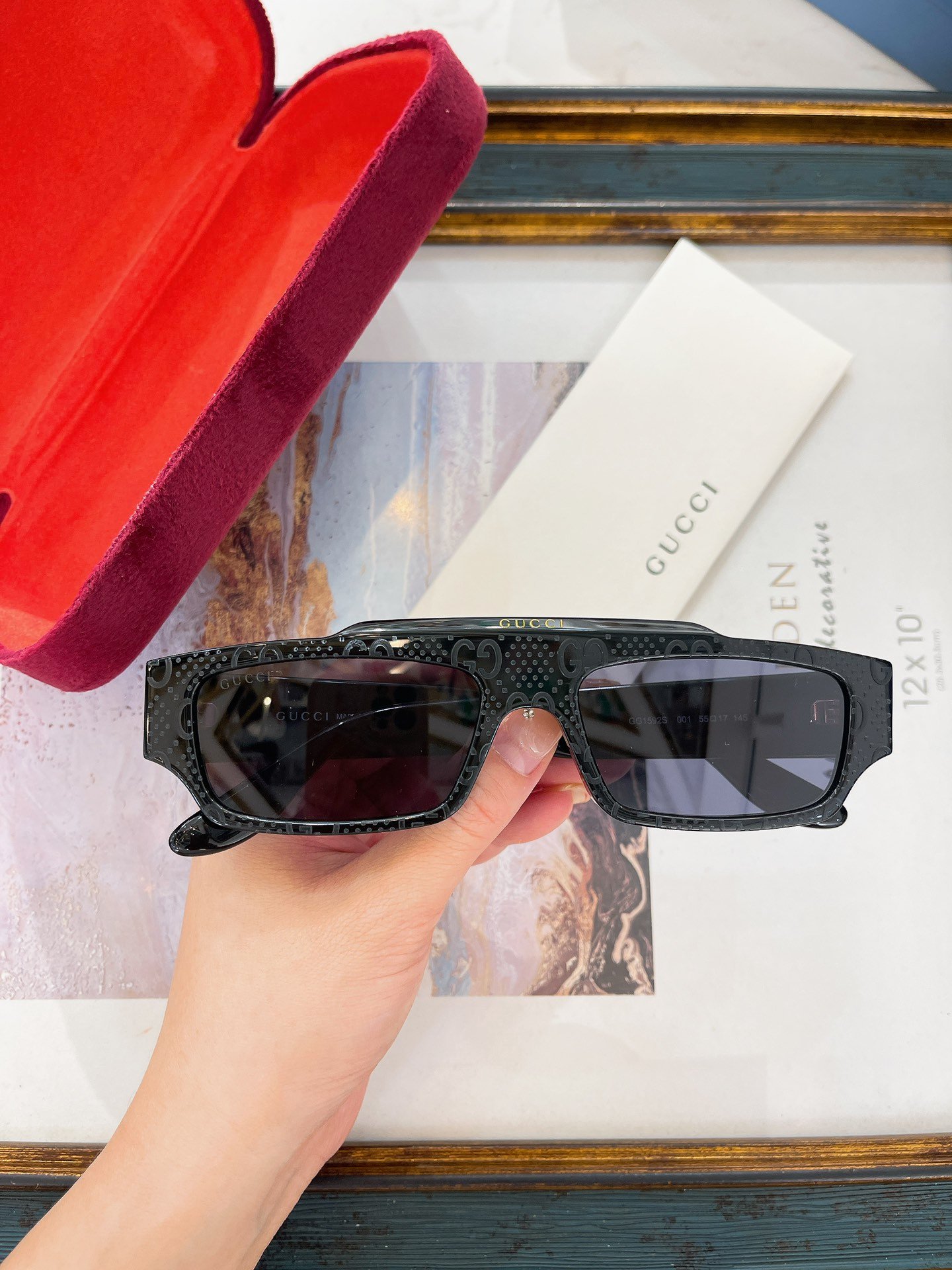 GUCC MODEL: GG1592SSIZE: 55 port 17-145 - Image 6