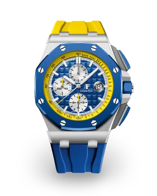 Royal Oak Offshore Blue/Yellow ?C New 44MM