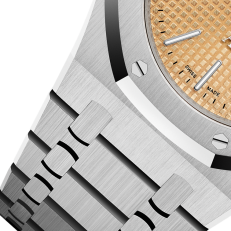 Silver 904L steel rose gold dial ?C Watch ?C 39 mm - Image 9