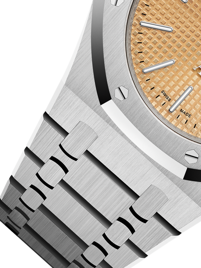 Silver 904L steel rose gold dial ?C Watch ?C 39 mm - Image 4