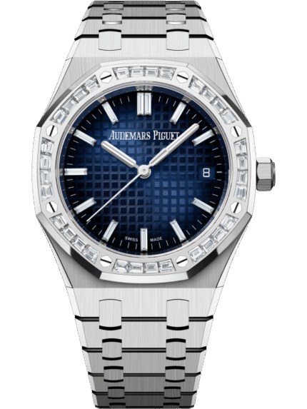 Silver 904L steel Smoked blue dial ?C Watch ?C 34mm