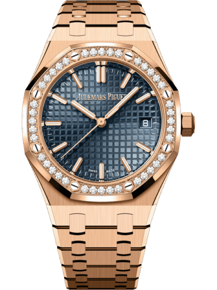 Rose Gold 904L Steel Night Blue Dial ?C Watch ?C 34mm
