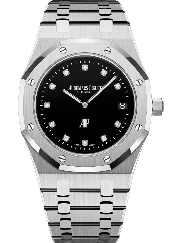 Silver 904L steel with black dial ?C Watch ?C 39mm