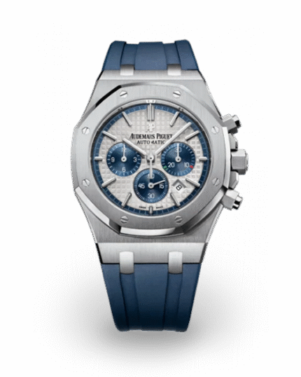 Dark blue 904L steel silver grey. blue chronograph bezel panda dial ?C Watch ?C 41 mm