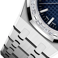 Silver 904L steel smoked blue dial ?C Watch ?C 37mm - Image 12