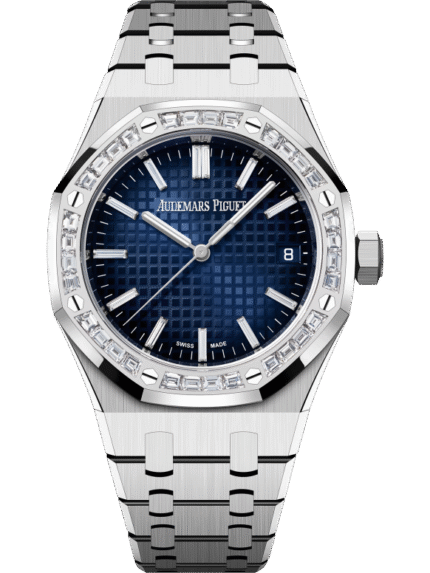 Silver 904L steel smoked blue dial ?C Watch ?C 37mm