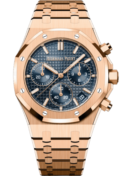 Rose gold 904L steel night blue dial-automatic watch-41mm