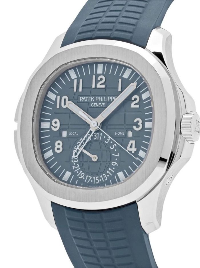 Gray blue dial. gray blue silicone strap. men's watch 40.8 mm - Image 6