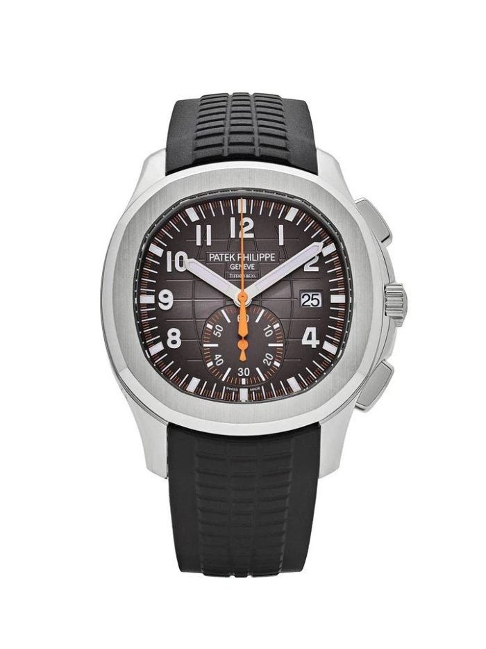 Coffee dial with khaki black silicone strap watch 42.2 mm - Image 3