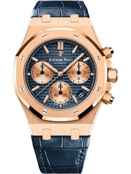 Rose Gold 904L Steel Blue Dial ?C Automatic Watch ?C 41mm