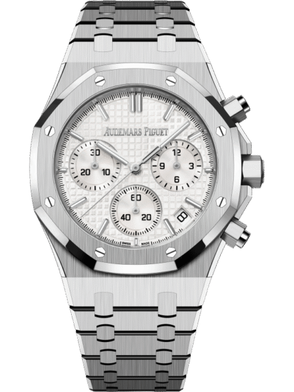 Silver 904L steel silvery white dial ?C Watch ?C 41 mm