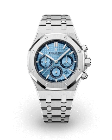 Silver 904L steel light blue dial ?C Watch ?C 38mm