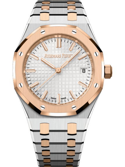 Silver Gold 904L Steel and Silver Dial ?C Watch ?C 34mm