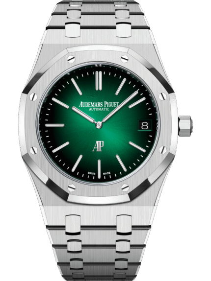 Silver 904L Steel Smoked Green Dial ?C Watch ?C 39mm