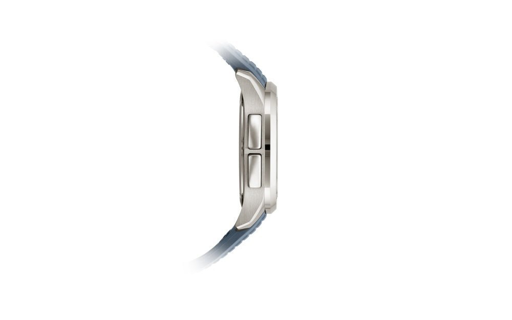 Gray blue dial. gray blue silicone strap. men's watch 40.8 mm - Image 5