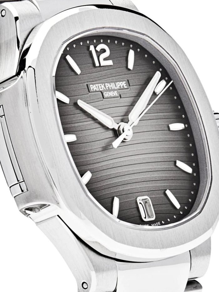Silver-white dial. silver stainless steel strap. watch 35.2 mm - Image 3