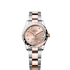 The Oyster Perpetual Datejust 31 is available in Everose gold and Oystersteel. with a rose gold-colour dial set with diamonds and an Oyster bracelet. -m278341rbr-0023 - Image 6