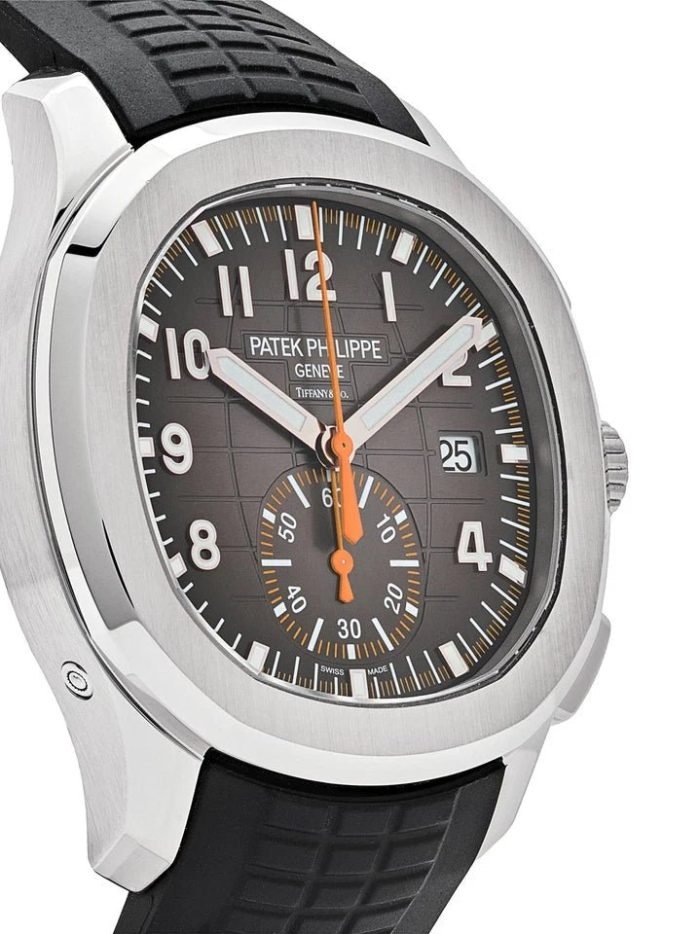 Coffee dial with khaki black silicone strap watch 42.2 mm - Image 4