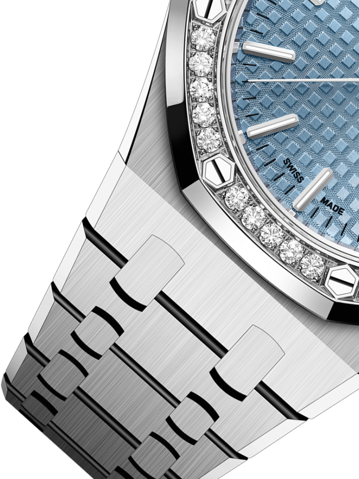 Silver 904L steel light blue dial ?C Watch ?C 37 mm - Image 4