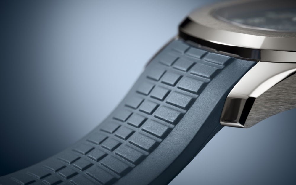 Gray blue dial. gray blue silicone strap. men's watch 40.8 mm - Image 17