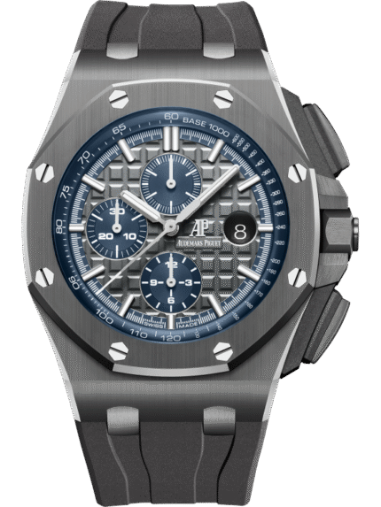 Grey strap ?C Titanium grey dial ?C Watch ?C 44mm