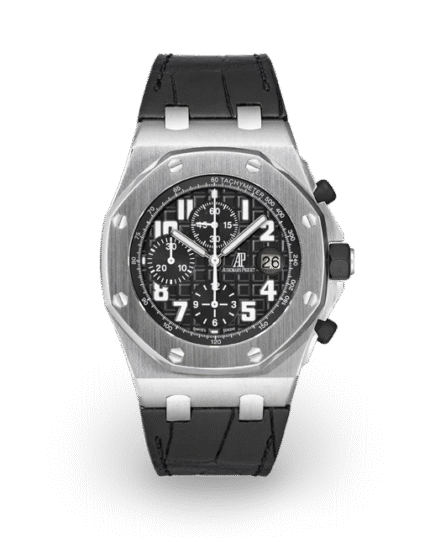 Black strap ?C Titanium black dial ?C Watch ?C 42mm